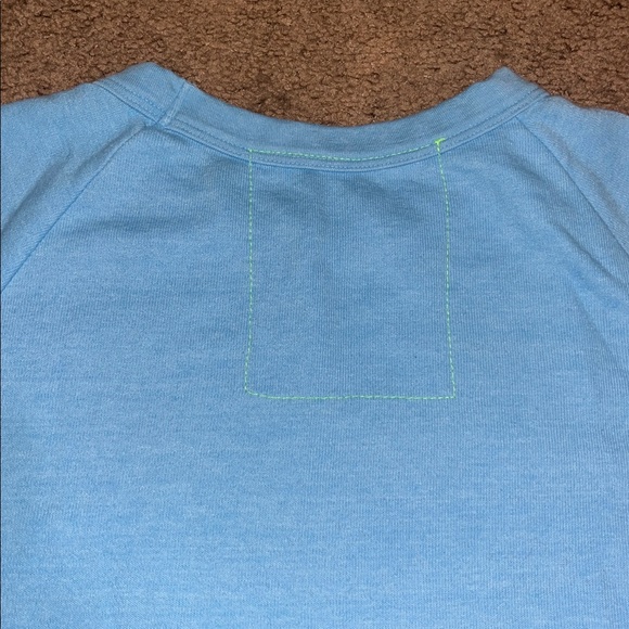 Aviator Nation Never Stop Chasing Rainbows Crew Neck Sweatshirt Pullover Blue S - Picture 6 of 9